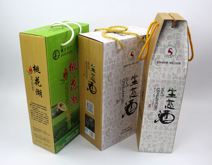 個性禮盒包裝讓“竹筒酒”身價倍增，長沙包裝印刷廠再為桃江特產(chǎn)定制包裝