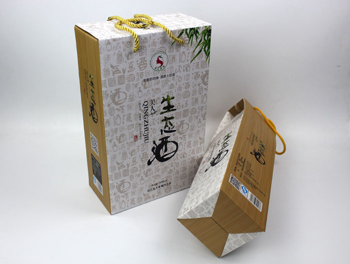 個性禮盒包裝讓“竹筒酒”身價倍增，長沙包裝印刷廠再為桃江特產(chǎn)定制包裝