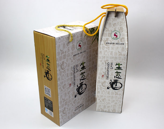 個性禮盒包裝讓“竹筒酒”身價倍增，長沙包裝印刷廠再為桃江特產(chǎn)定制包裝